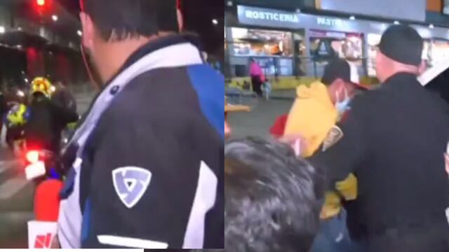 Calzada Ermita Iztapalapa: Manifestantes golpean a motociclista que intentó cruzar bloqueo