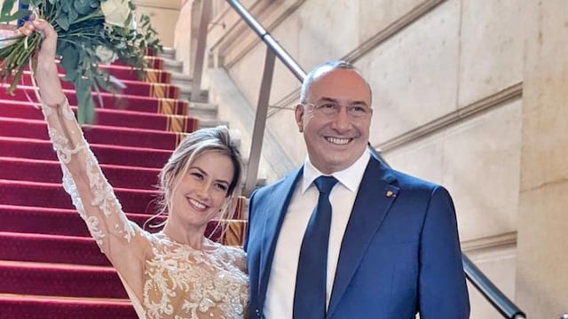 Altair Jarabo y su esposo, Frèdèric García