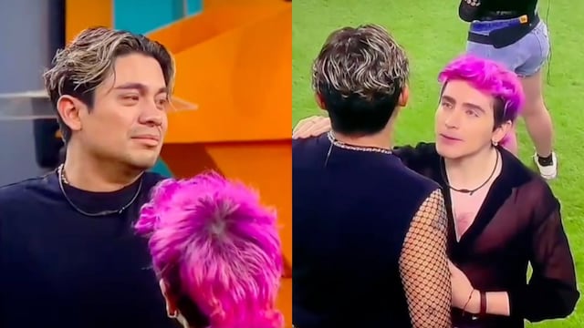Carlos Portacarrero y su pelo rosa hicieron llorar a Ricardo Peralta