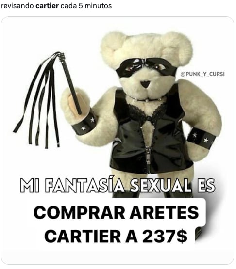 Los aretes de Cartier desatan memes