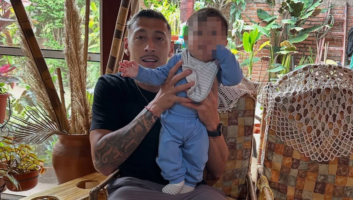 Luciano Herrera y su hijo