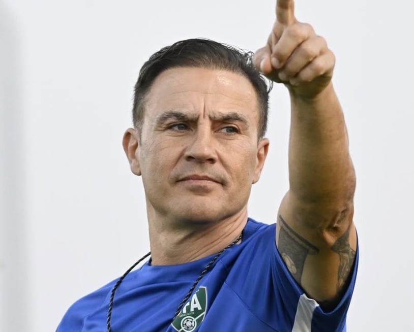 Fabio Cannavaro, actual director técnico de la selección de Uzbekistán.