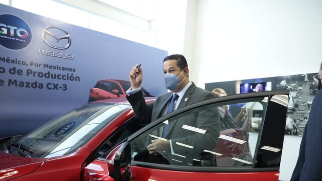Nuevo modelo Mazda CX-3 comenzará a fabricarse en Guanajuato, anuncia Diego Sinhue Rodríguez