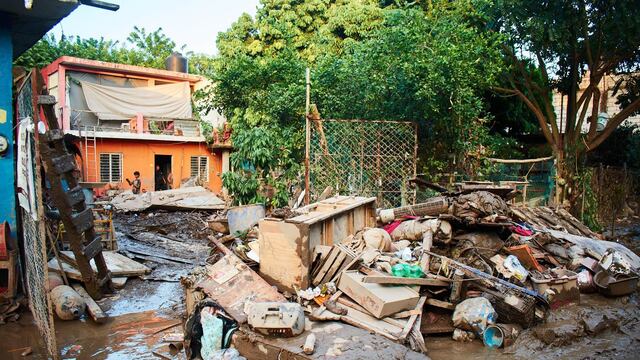 108 municipios de México continuan afectados por lluvias e inundaciones al 16 de octubre