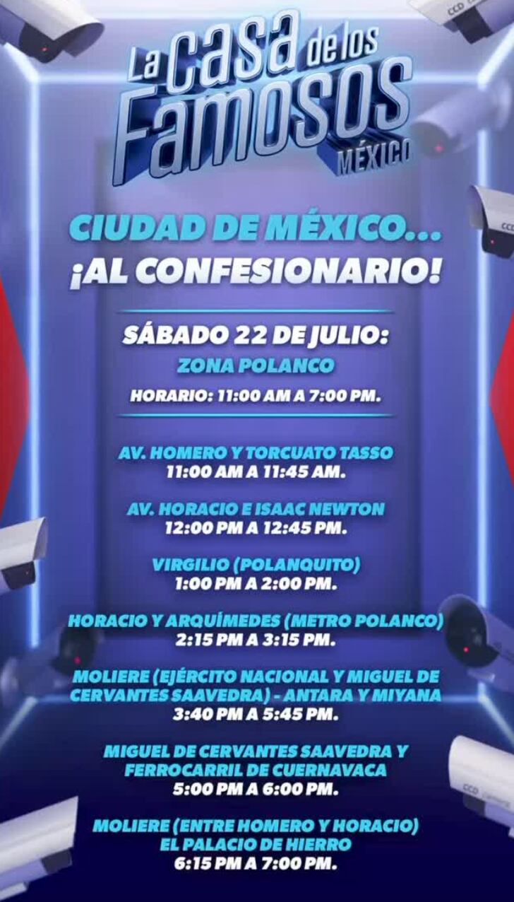 El confesionario de La Casa de los Famosos México en CDMX