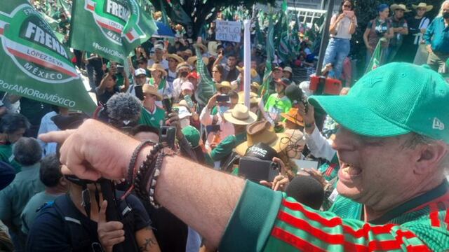 FRENA, durante la marcha del 27 de noviembre