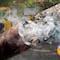 Fuga de gas durante trabajos de reencarpetamiento en Insurgentes Sur