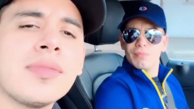 Jhonny Caz y su prometido Jonathan