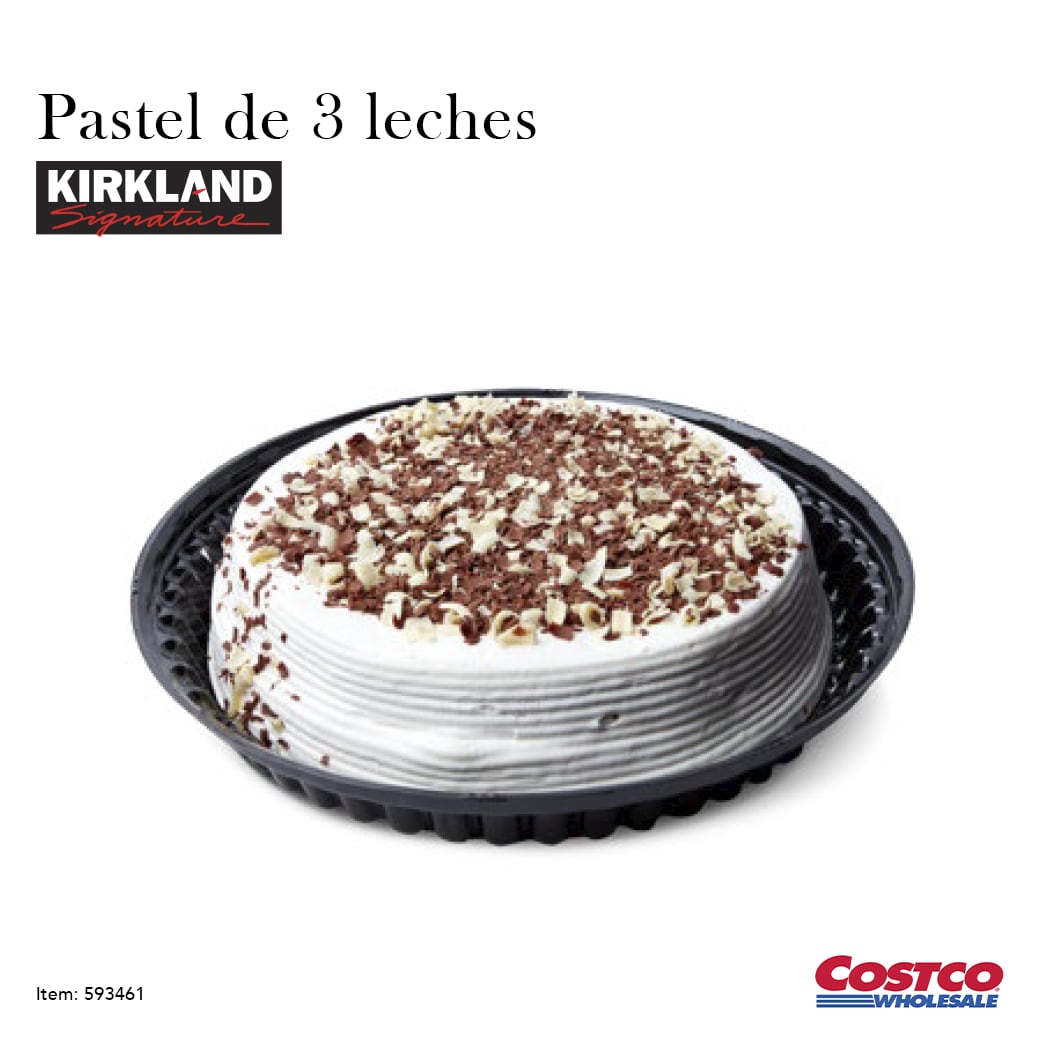 Pastel de tres leches de Costco.