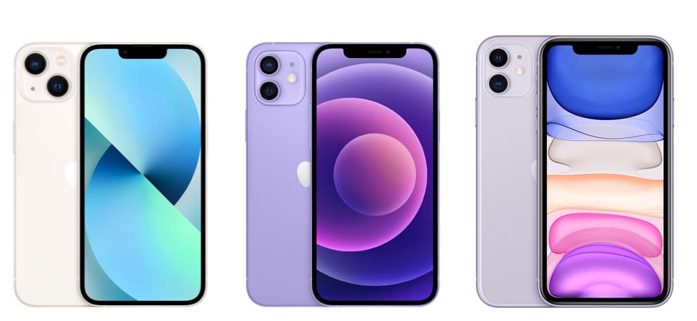 iPhone 13 vs iPhone 12 vs iPhone 11