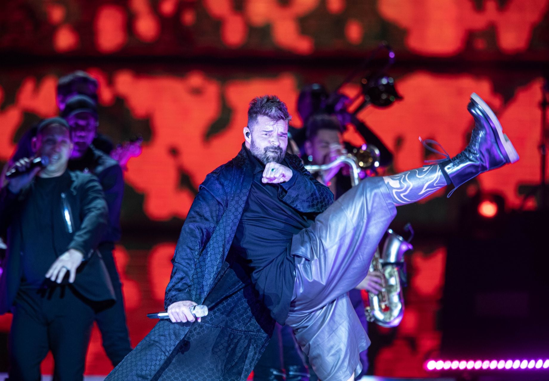 Ricky Martin, cantante.