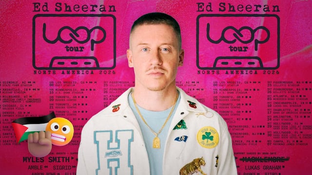 Macklemore es retirado de la gira de Ed Sheeran por Estados Unidos.