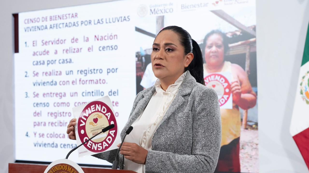 Ariadna Montiel anuncia Censo casa por casa tras fuertes lluvias en cinco estados