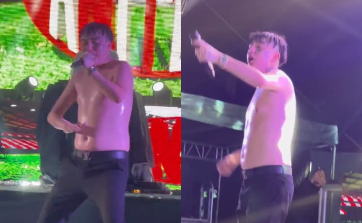 Dani Flow se encuera en pleno concierto en vivo en Poza Rica, Veracruz