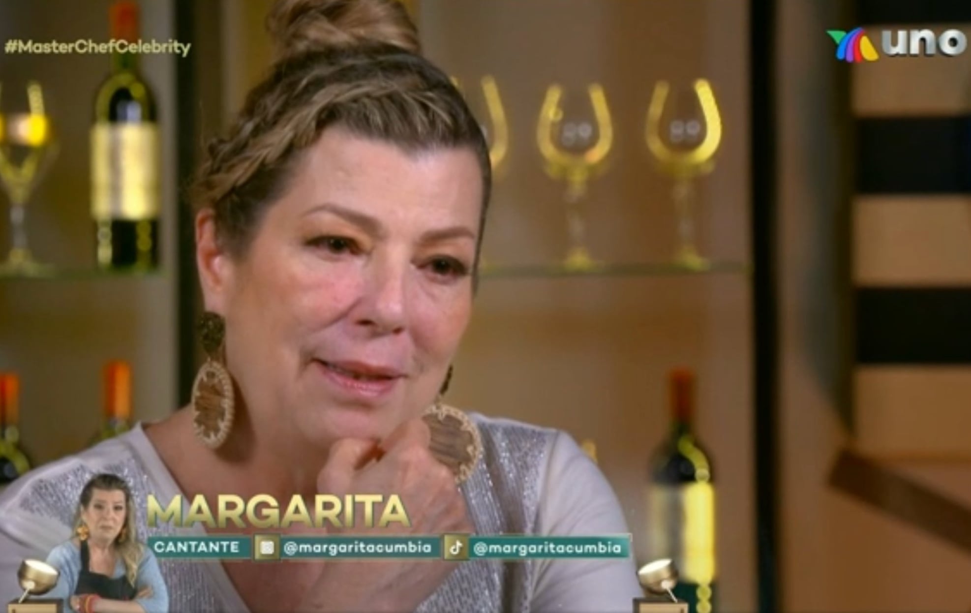 Margarita ‘La diosa de la cumbia’ llora en MasterChef Celebrity