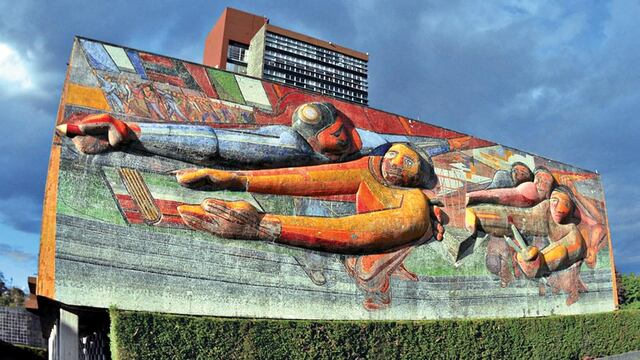 Mural de David Alfaro Siqueiros en la UNAM