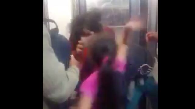 La riña ocurrió en la estación del metro Romero Rubio.