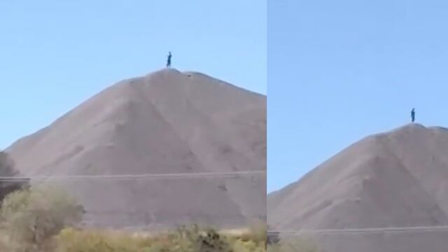 Gigante en montaña de Aguascalientes