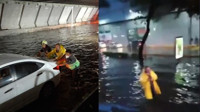 Inundación por lluvias en CDMX