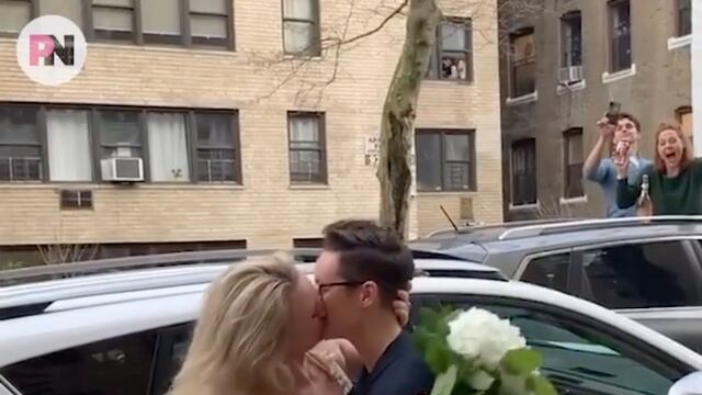 Ni el coronavirus detuvo su amor