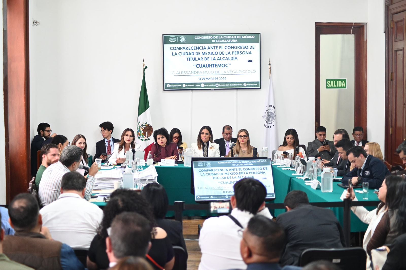 Ale Rojo de la Vega destaca avances en seguridad y empleo en Cuauhtémoc.