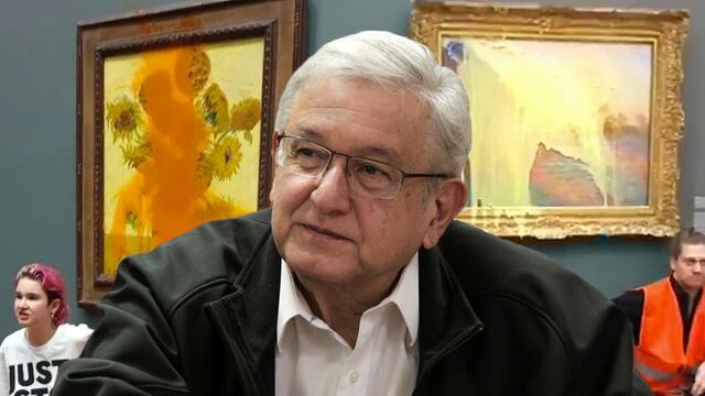 AMLO critica la guerra contra el arte