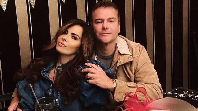 Gloria Trevi con su esposo Armando Gómez