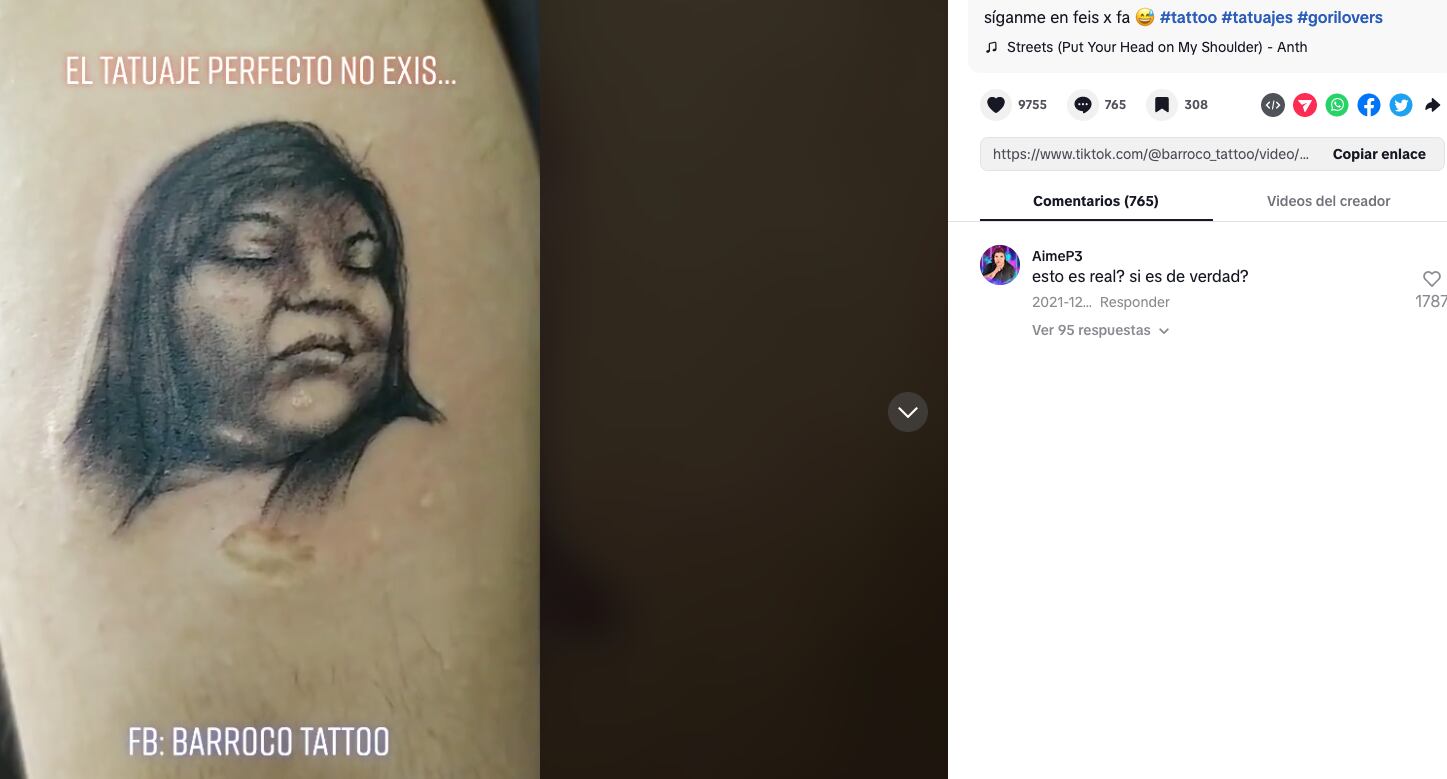 Fan de Aimep3 se la tatua.