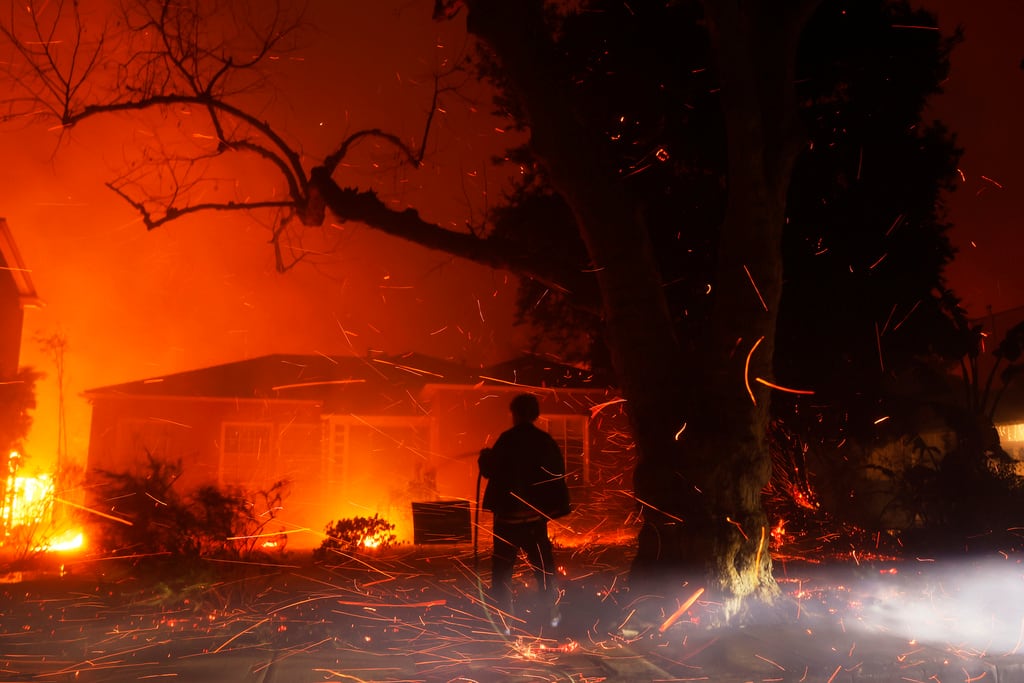 Incendio forestal en Los Ángeles, California