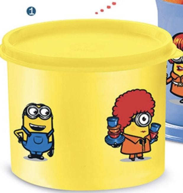 Practibote de Minions en Tupperware