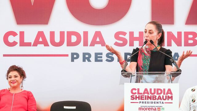 Claudia Sheinbaum llama a sus simpatizantes a ir a votar en grupos de 10 personas