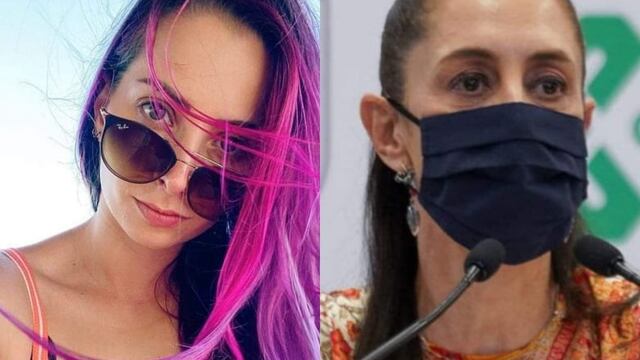 'YosStop' y Claudia Sheinbaum.