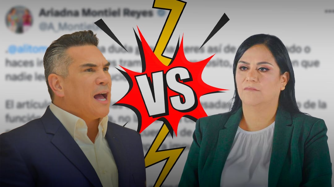 Ariadna Montiel responde a Alejandro Moreno tras acusar persecución política
