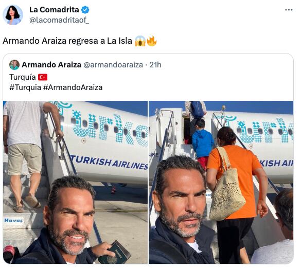 Armando Araiza regresa a La Isla 2023 y estas fotos lo comprueban