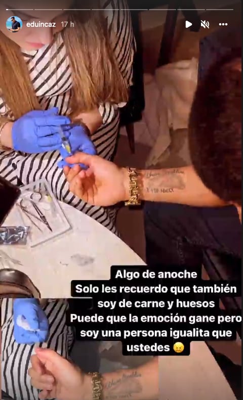 Eduin Caz es lastimado por fans.