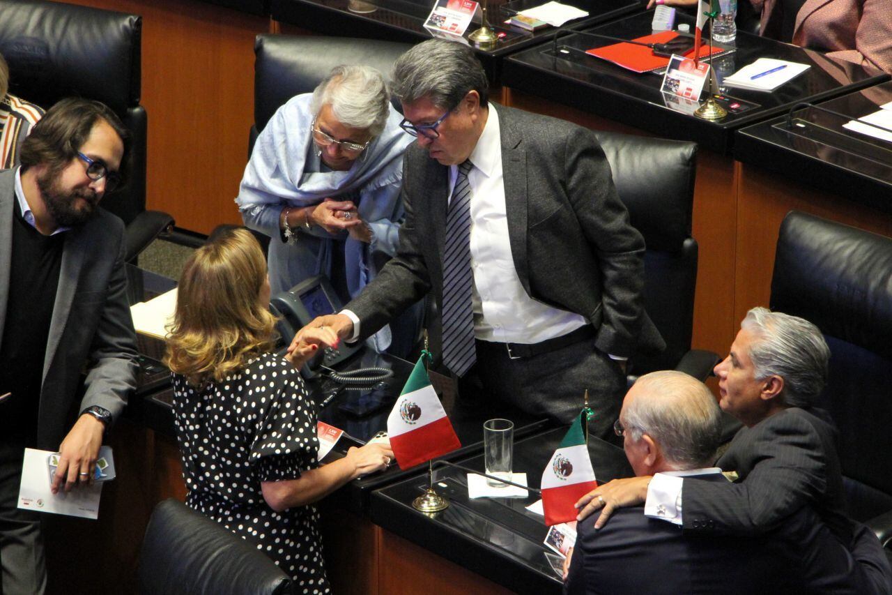 Ricardo Monreal en la Cámara de Senadores