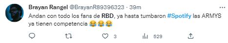 Reacciones a la caída de Spotify por euforia de boletos para RBD