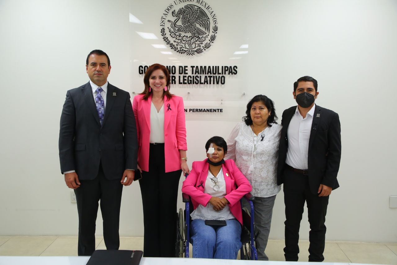 Leticia Vargas termina herida por berrinche de diputadas de Tamaulipas