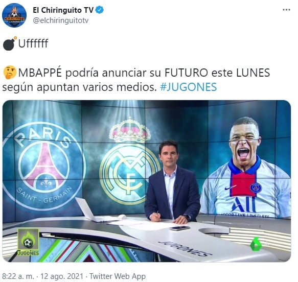 Mbappé podría salir al Real Madrid