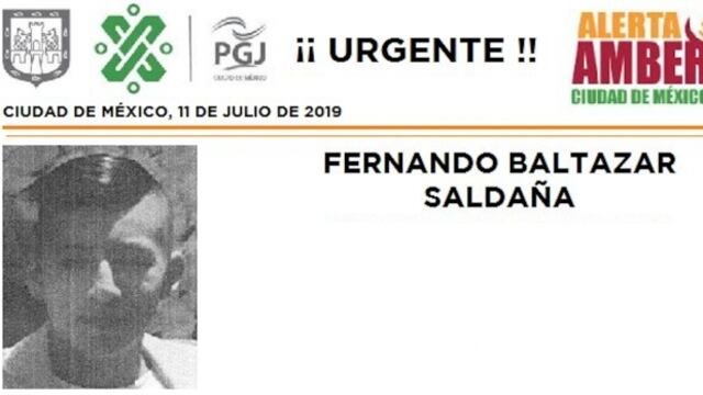 Fernando Baltazar Saldaña tiene 15 años.