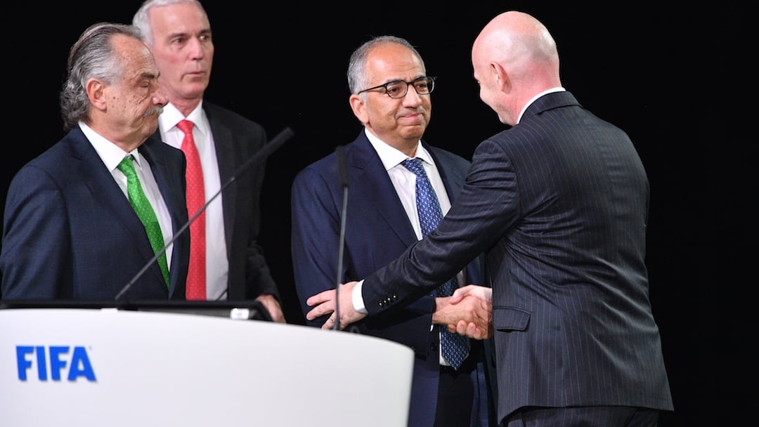 La candidatura de la Concacaf ganó la sede para el Mundial del 2026.
