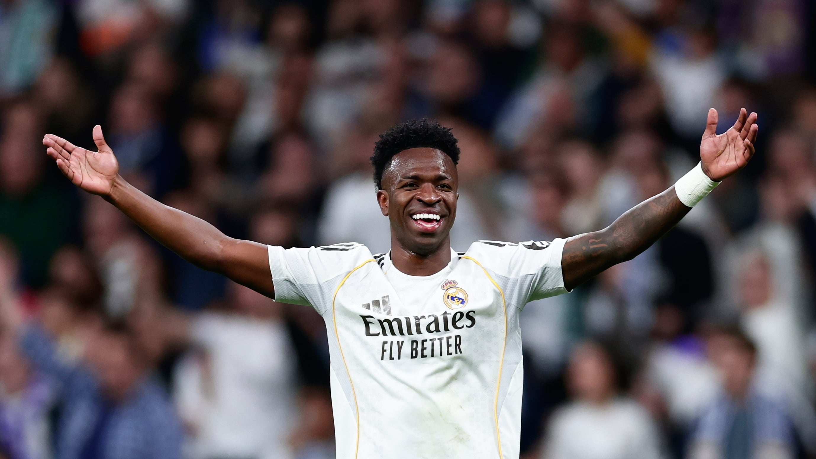 Vinícius Jr. delantero del Real Madrid.