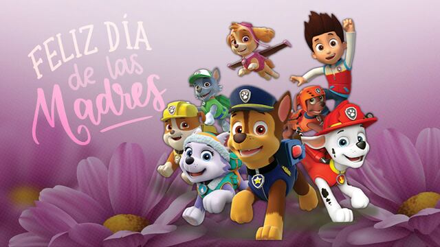 Tarjetas de Paw Patrol para el Día de las Madres