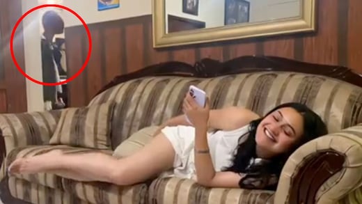 VIDEO: Usó un efecto de inteligencia artificial en TikTok y se le apareció su abuelo muerto