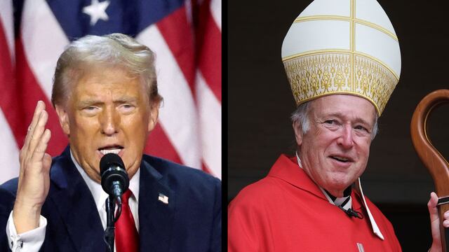 Trump y el cardenal graduado en Harvard que se opone a lo que su presidente propone