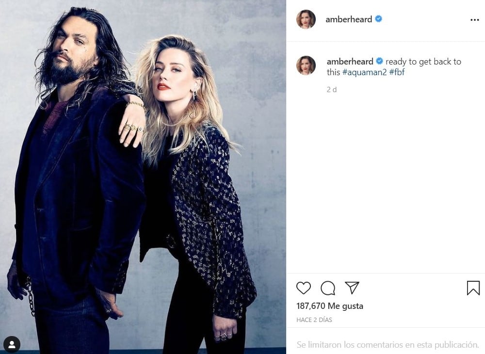 Publicación de Instagram - @amberheard
