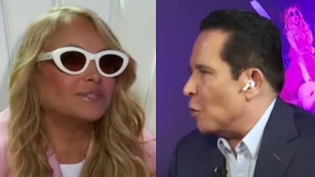 Paulina Rubio tiene incómoda entrevista con Gustavo Adolfo Infante