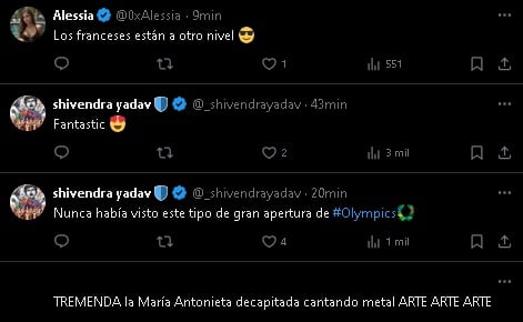 Usuarios aprueban la presentación de Gojira en los Juegos Olímpicos de París 2024.