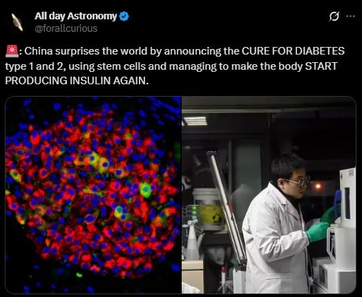 Un avance científico desde China en el tratamiento de la diabetes