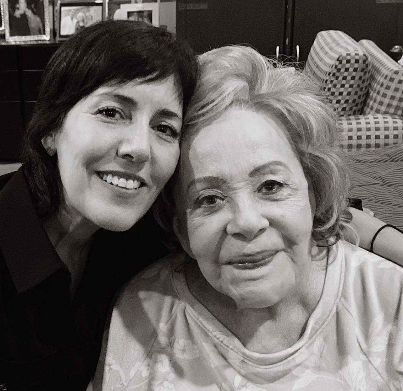 Silvia Pinal con su nieta Stephanie Salas